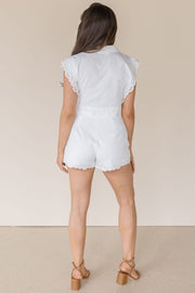 Reva Eyelet Sleeveless Crop