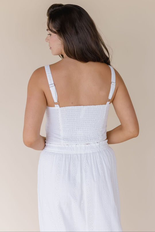 Veronica Eyelet Tank