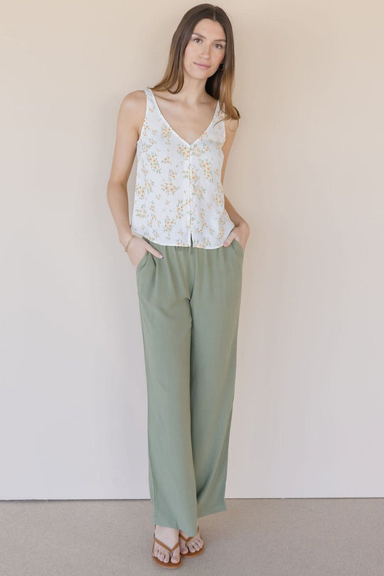 Celeste Button Tank