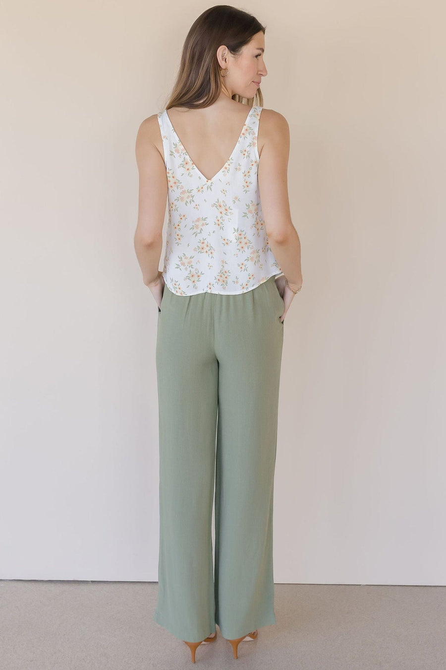 Celeste Button Tank