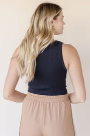 Ribbed Crewneck Tank