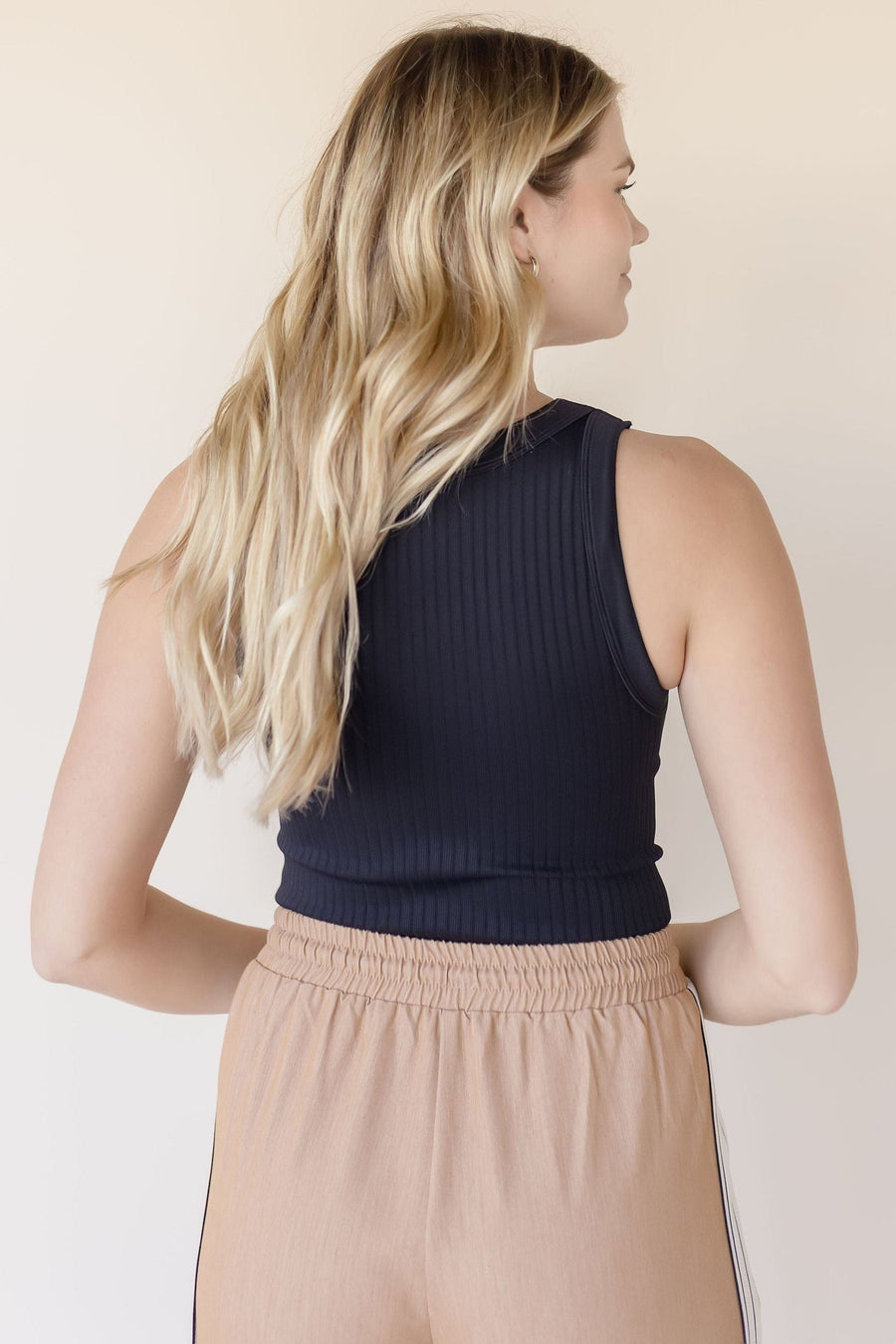 Ribbed Crewneck Tank