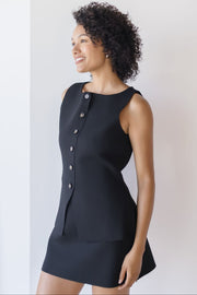 Sinclair Knit Button Vest