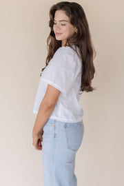 Jessa Eyelet Top