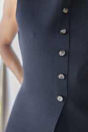 Sinclair Knit Button Vest