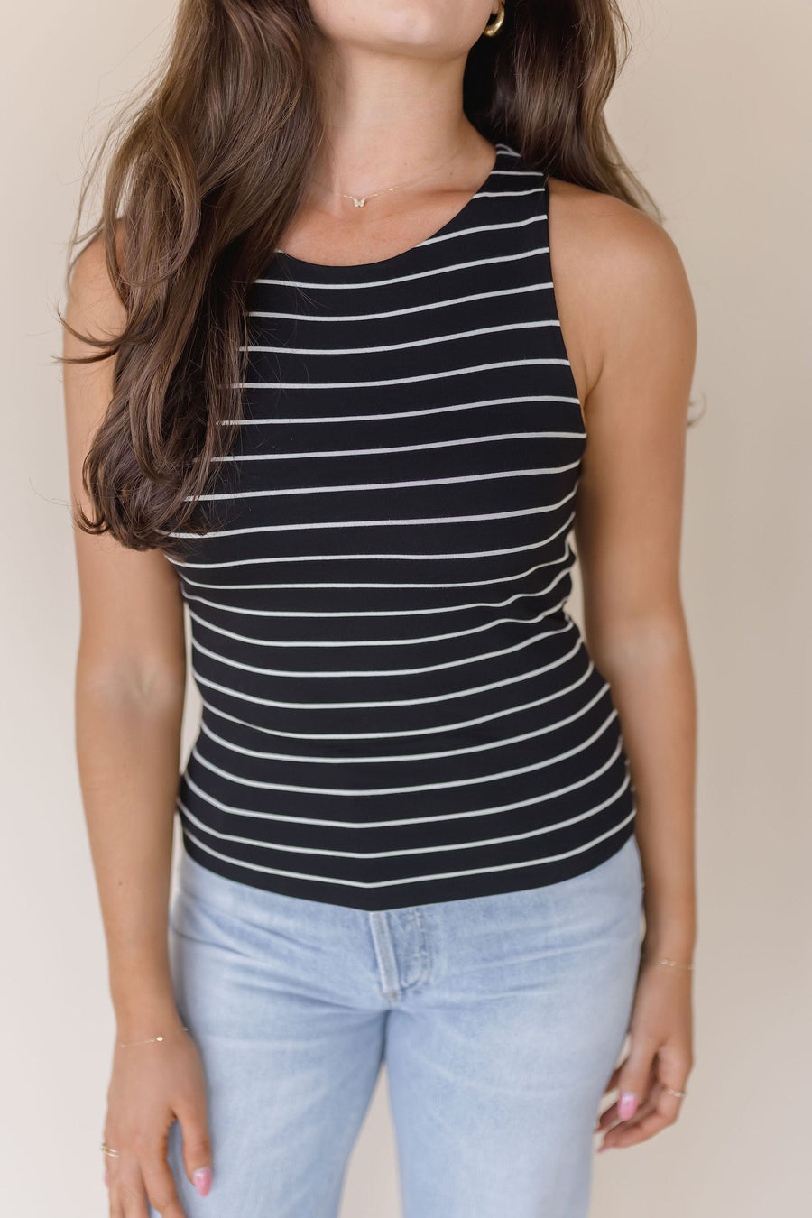 Eton Striped Tank