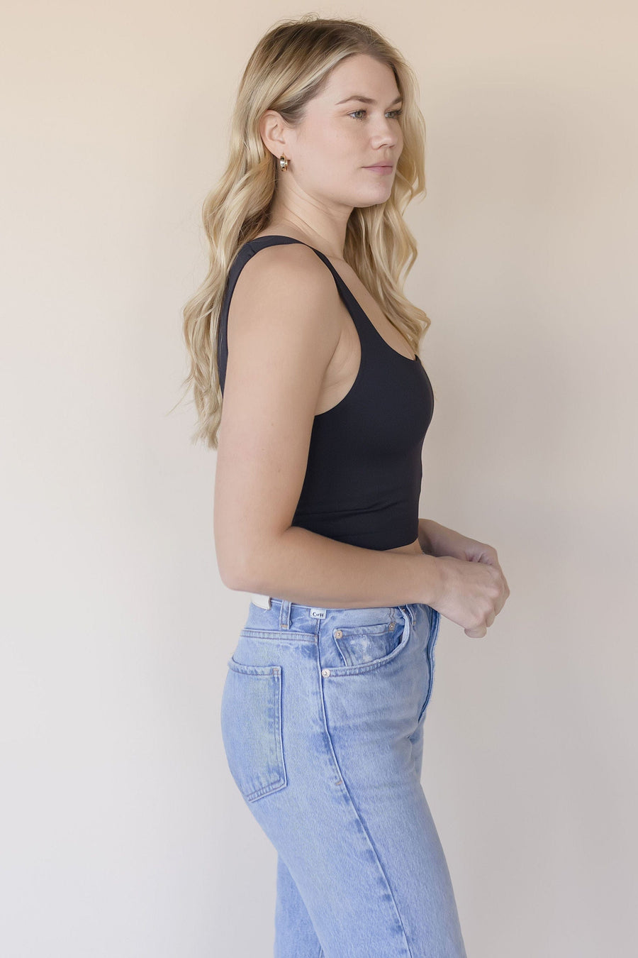Clean Lines Square Neck Top