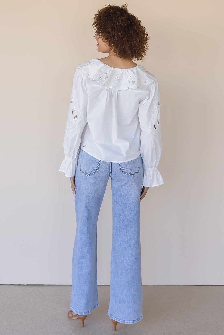 Penny Eyelet Detailed Blouse