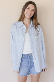 Isra Striped Button Up Shirt
