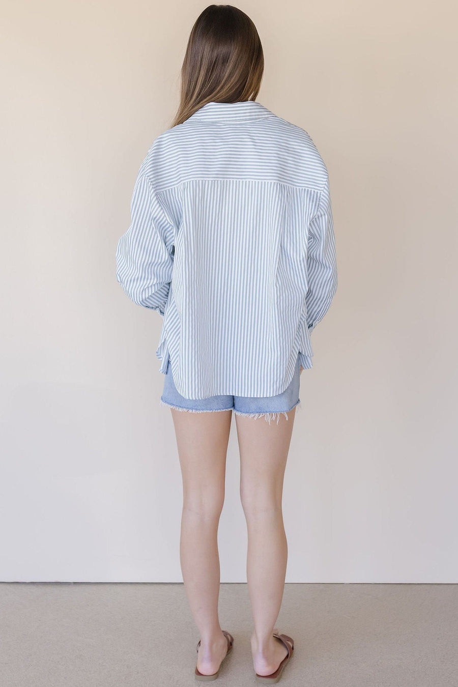 Isra Striped Button Up Shirt