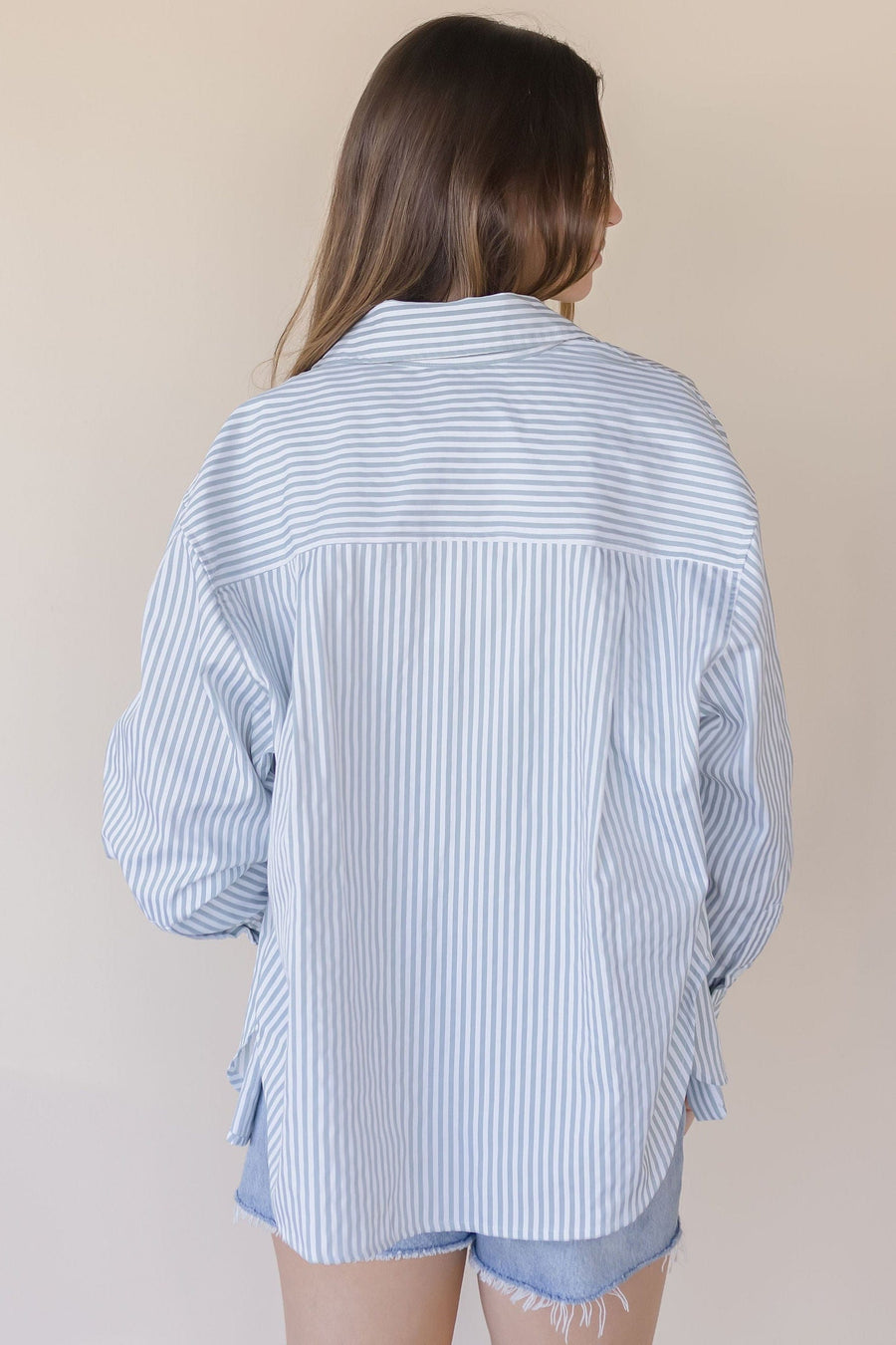 Isra Striped Button Up Shirt