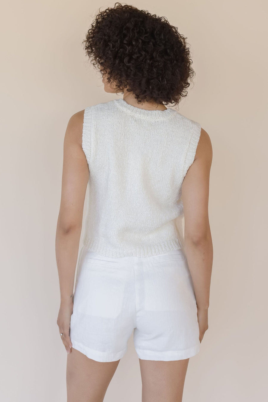Jamie Crew Neck Sweater Vest