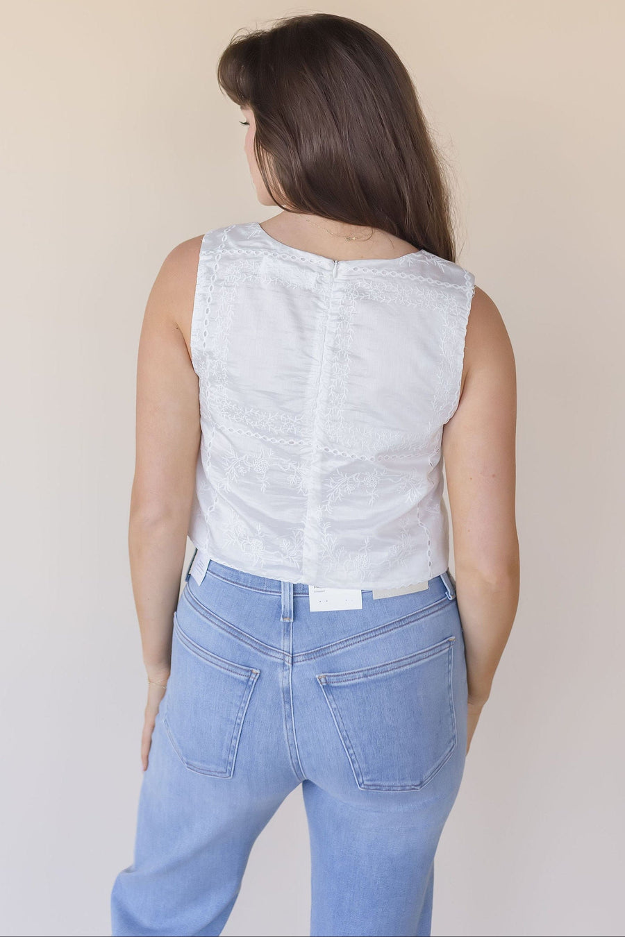 Jaya Eyelet Tank