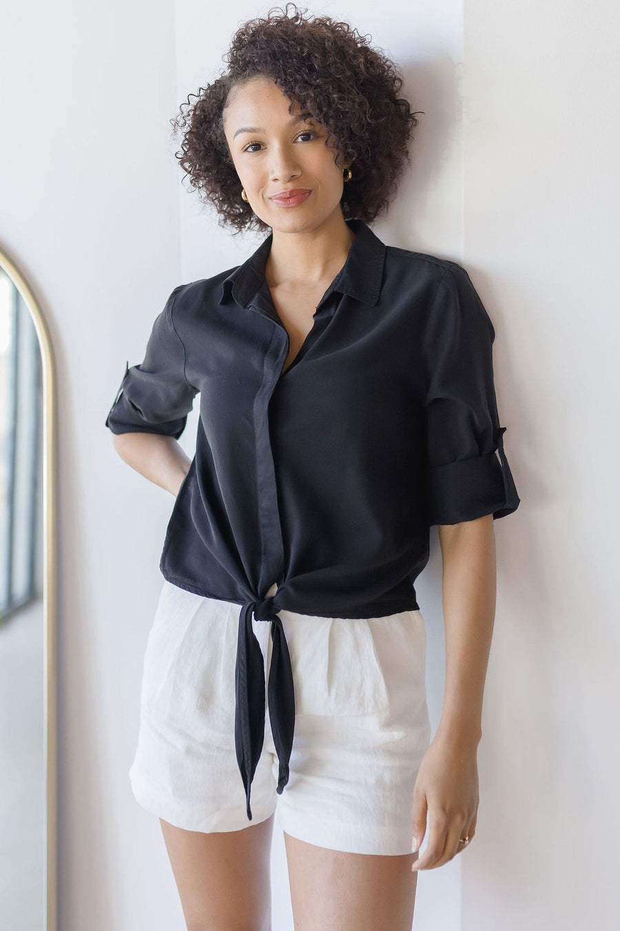 Solange Button Blouse