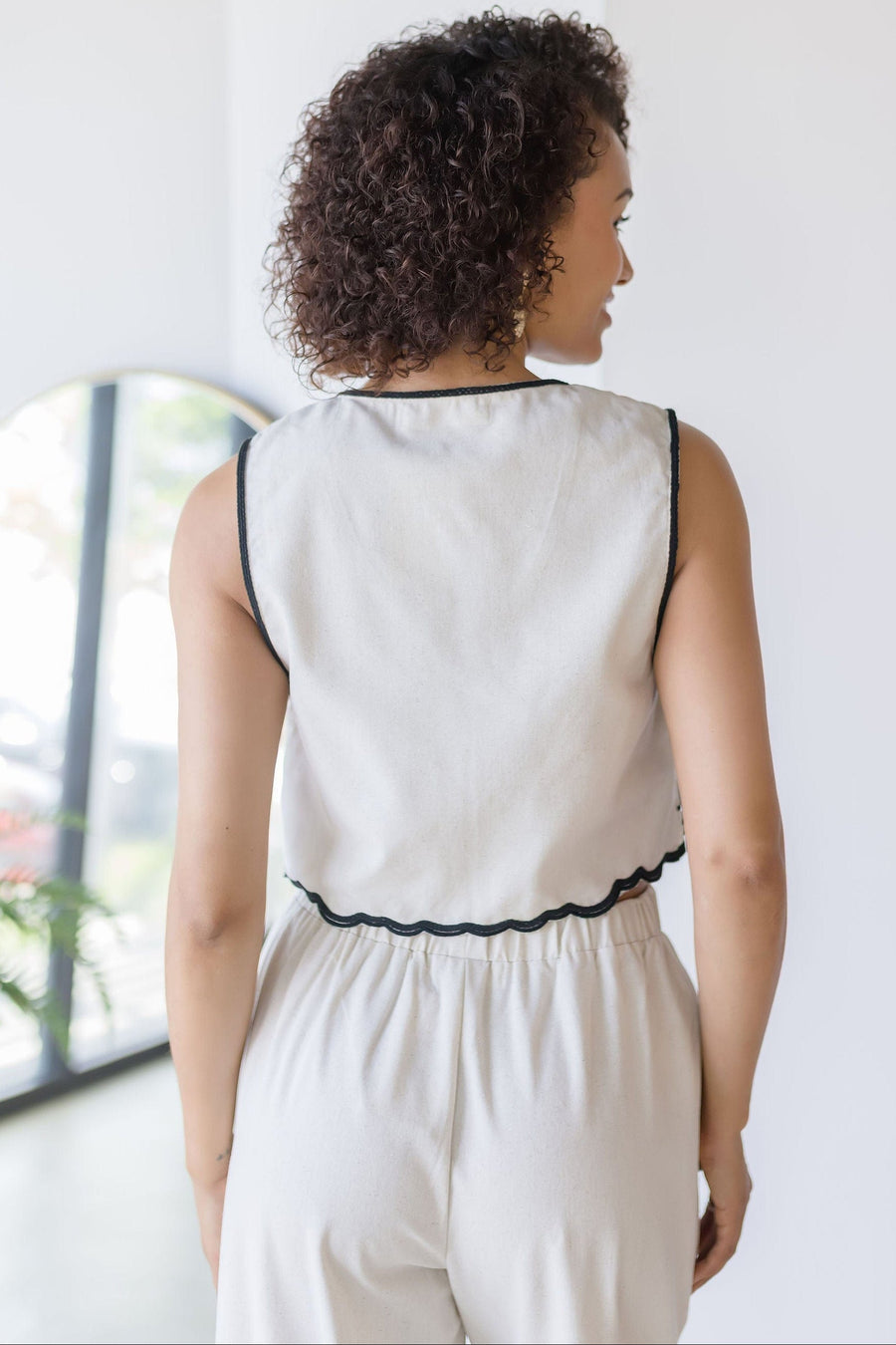 Dahlia Embroidered Vest