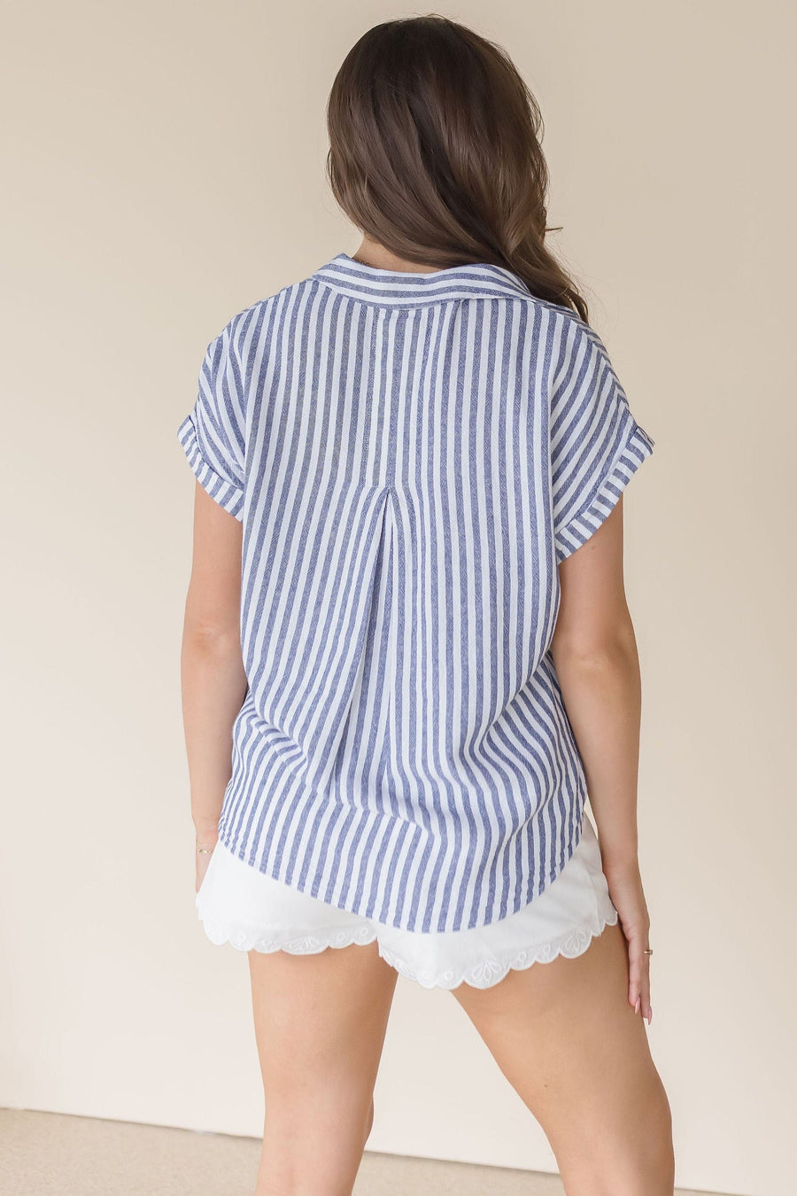 Kirsty Short Sleeve Button Down Shirt