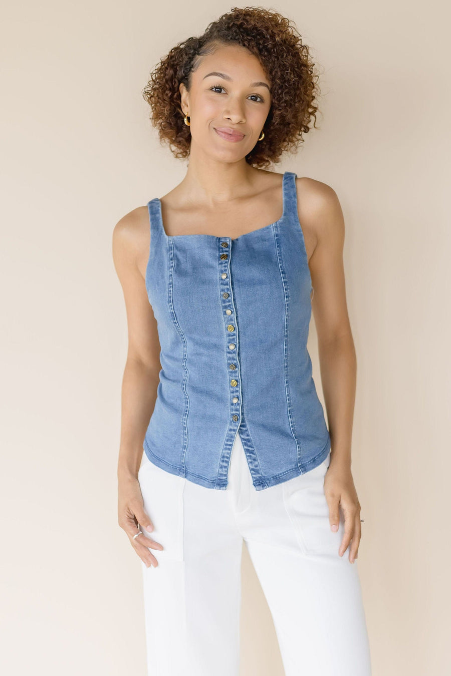 A Moment In Time Denim Vest