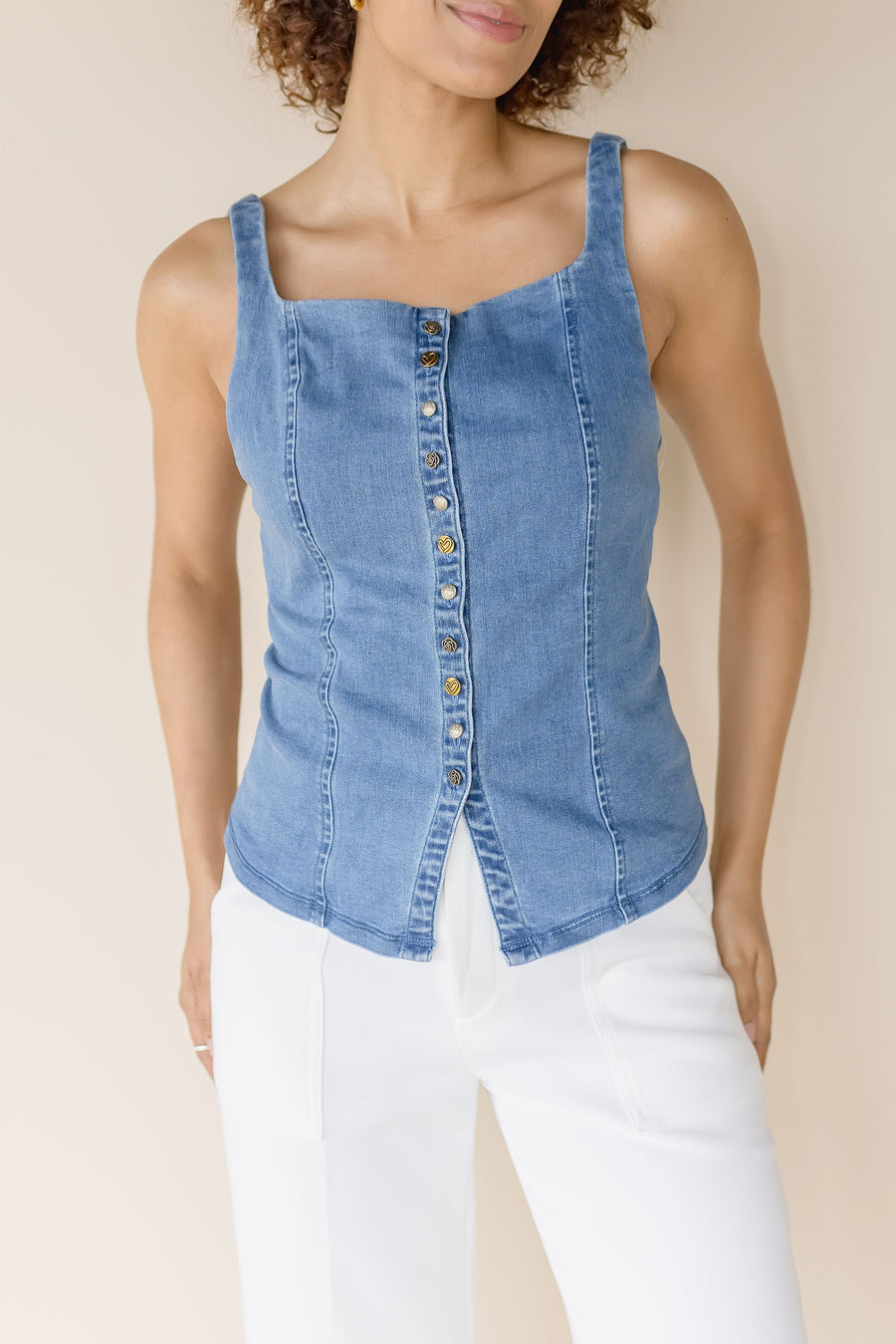 A Moment In Time Denim Vest