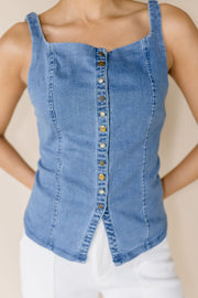 A Moment In Time Denim Vest