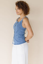 A Moment In Time Denim Vest
