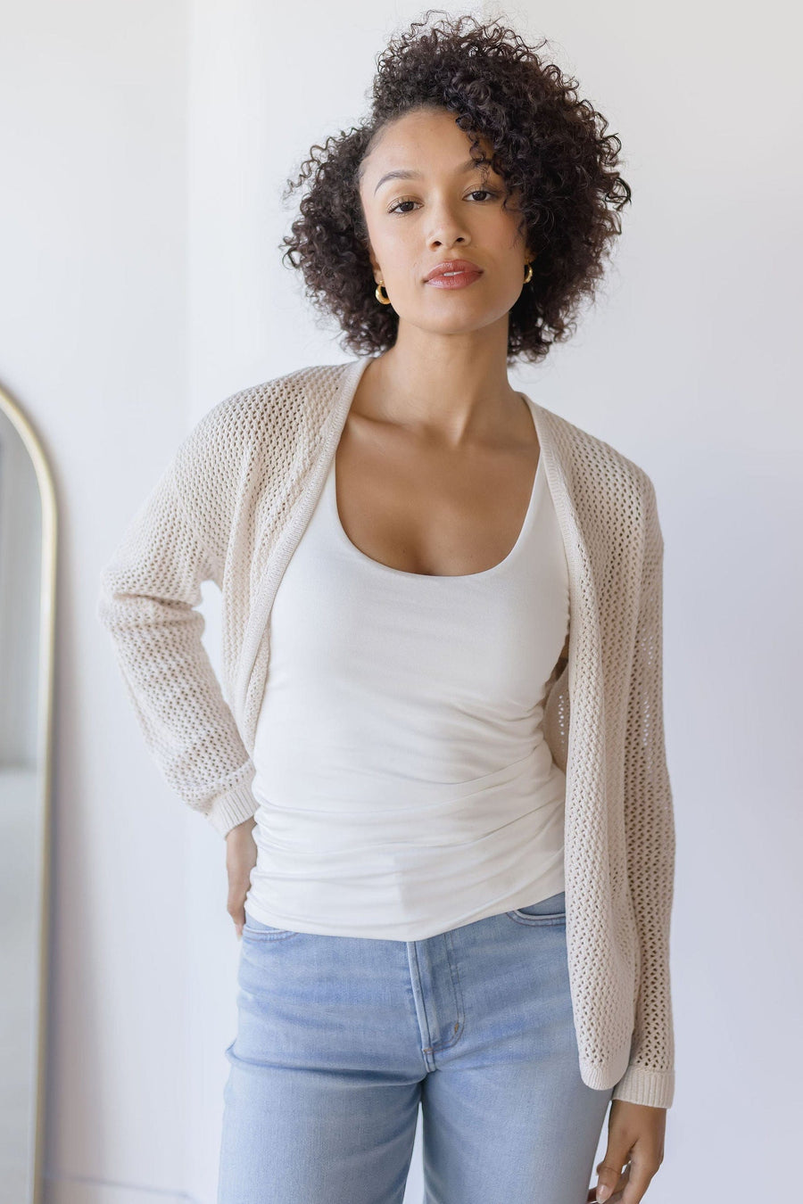 Toledo Open Knit Cardigan