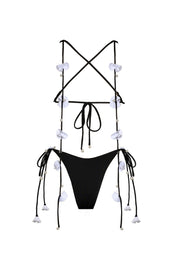 Fleur Tie Bottom Black